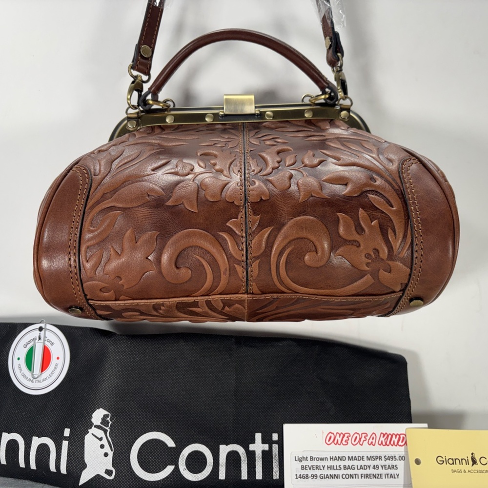 GIANNI CONTI MILAN ITALY-NWT $495.00 BLUE RIBBON EMBOSSING - Picture 7 of 14
